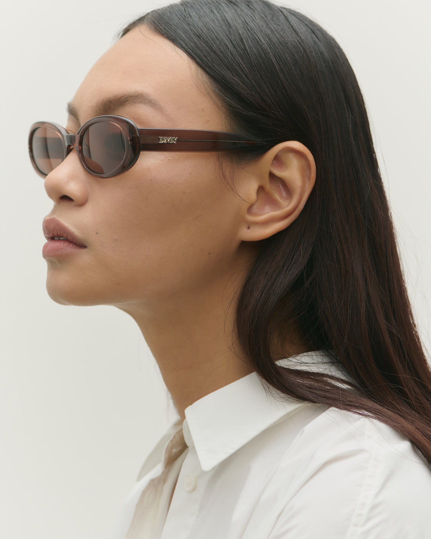 Valentina Transparent Brown Sunglasses