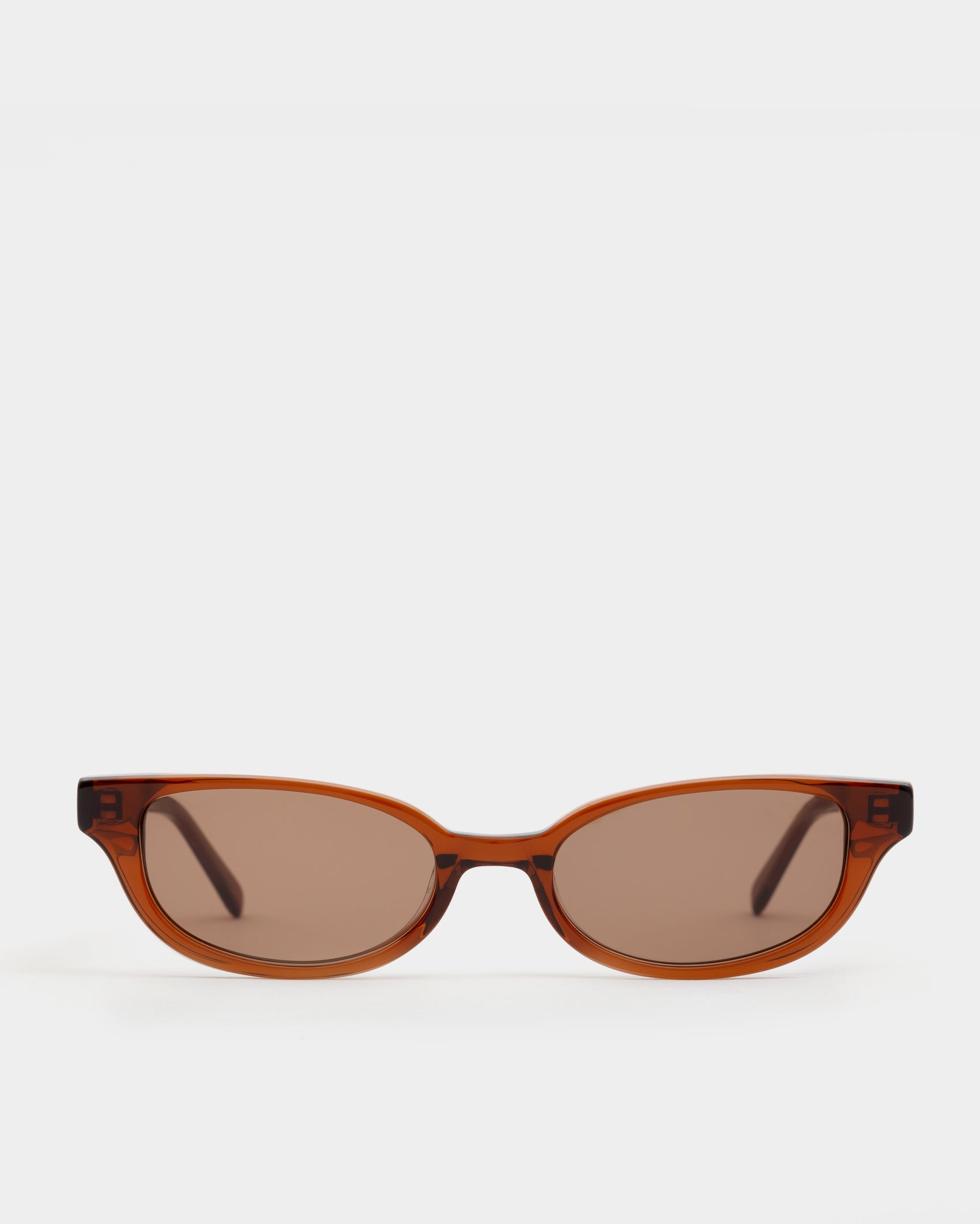 Romi Transparent Rust Sunglasses