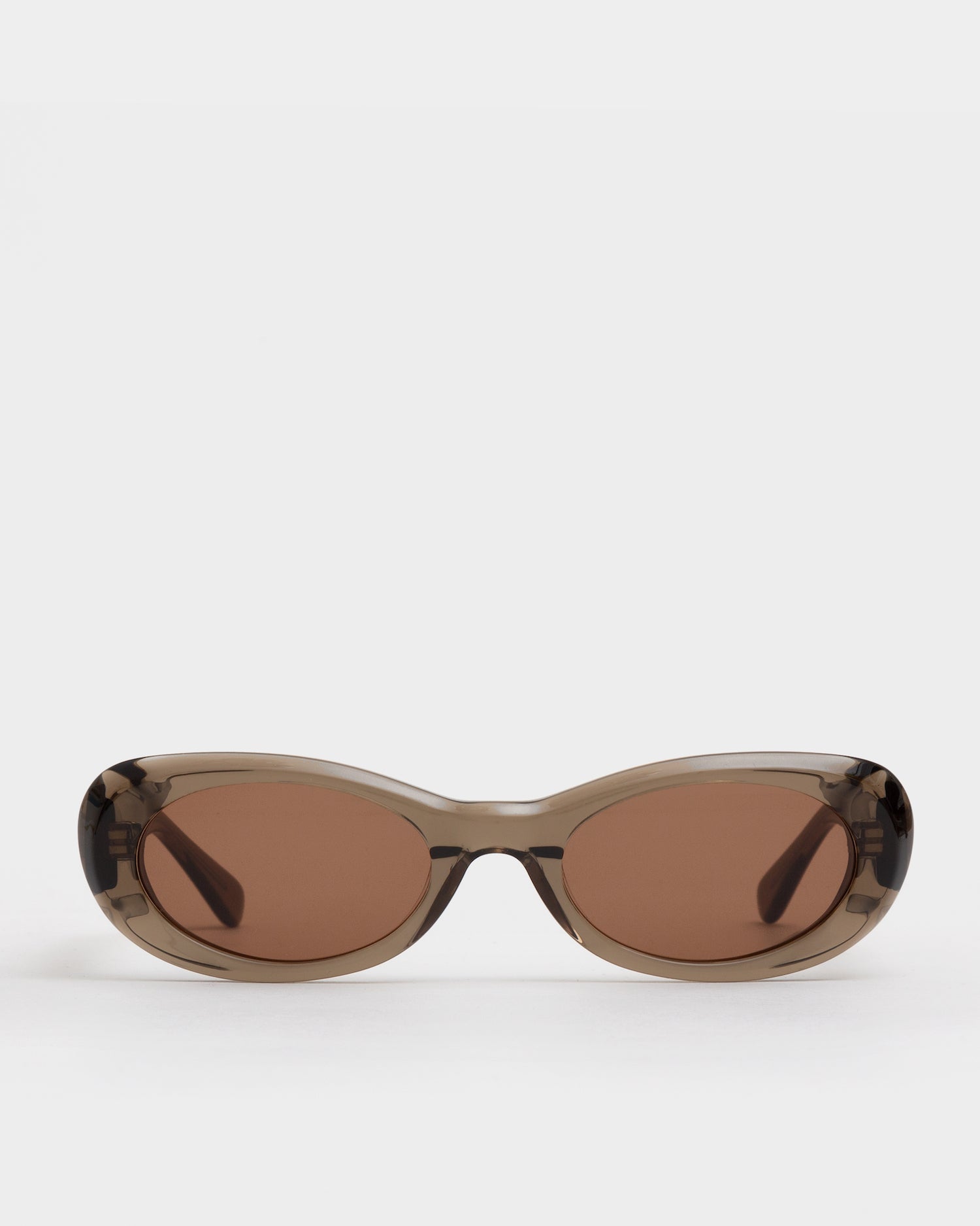 Naomi Transparent Olive Sunglasses