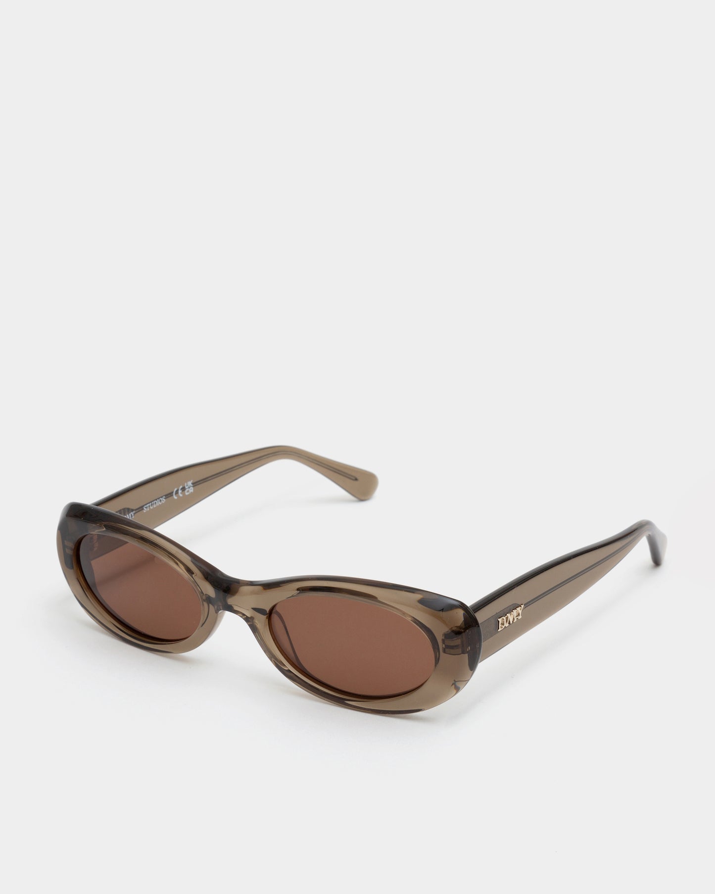 Naomi Transparent Olive Sunglasses