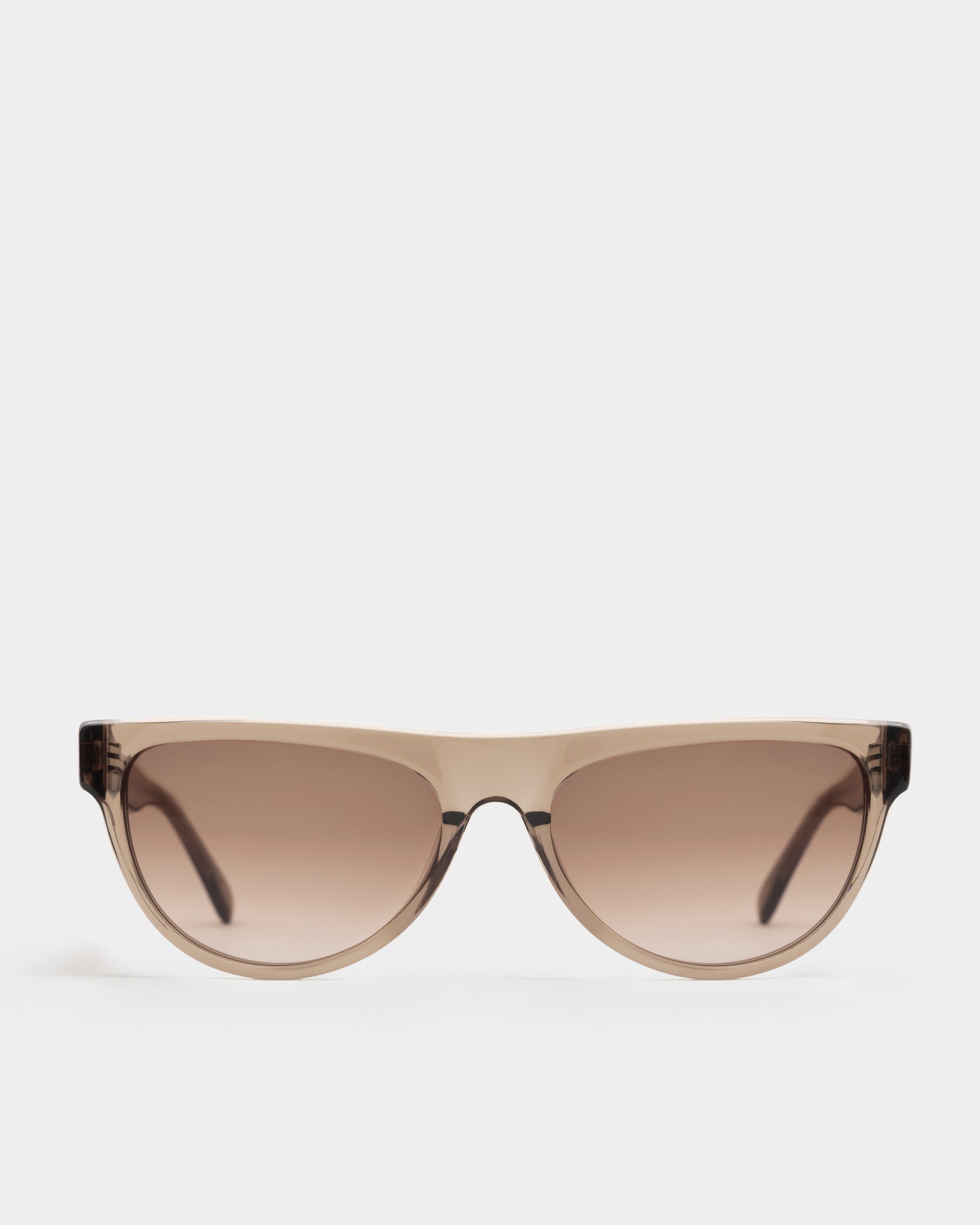 Louise Transparent Oyster Sunglasses